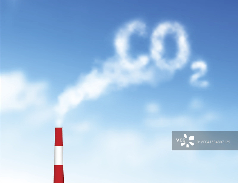 二氧化碳排放图片素材