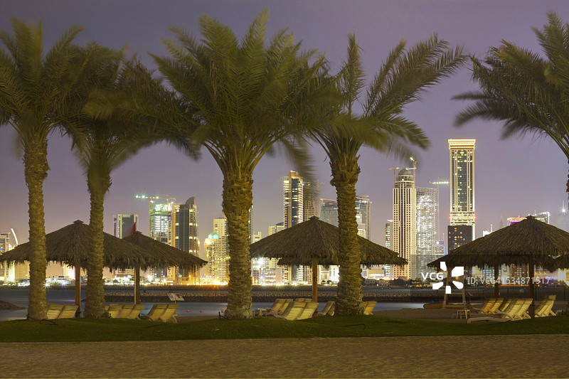 多哈海滩图片素材