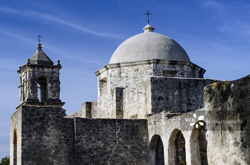 德克萨斯州圣安东尼奥的圣何塞传道所图片素材