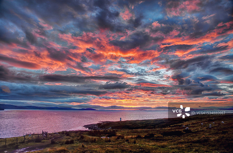 赫布里底群岛上的戏剧性场景图片素材