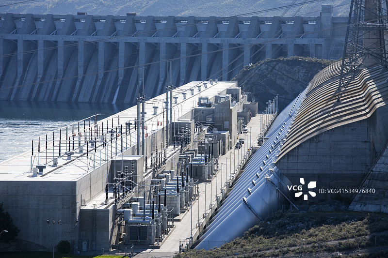 华盛顿州约瑟夫酋长坝图片素材