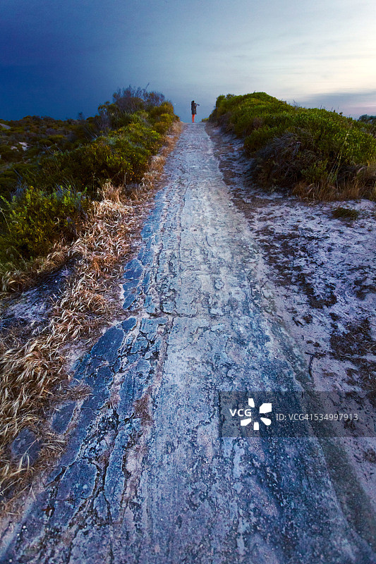 罗金汉姆的沿海小路图片素材