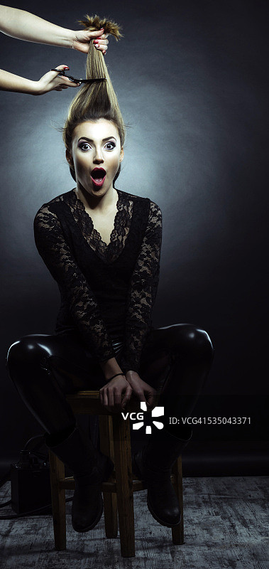 害怕剪刀图片素材