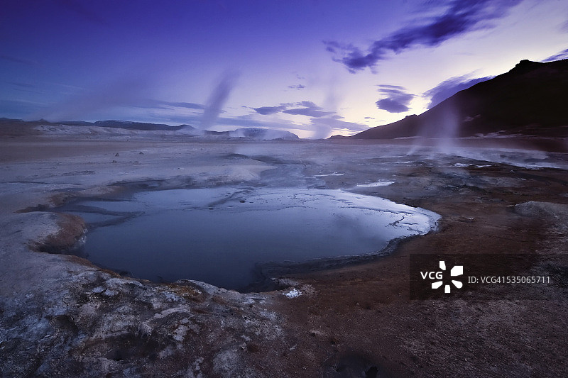 紫色的天空图片素材