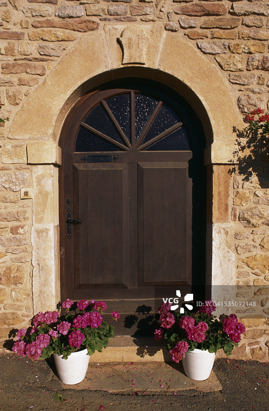 通往酿酒师之家图片素材