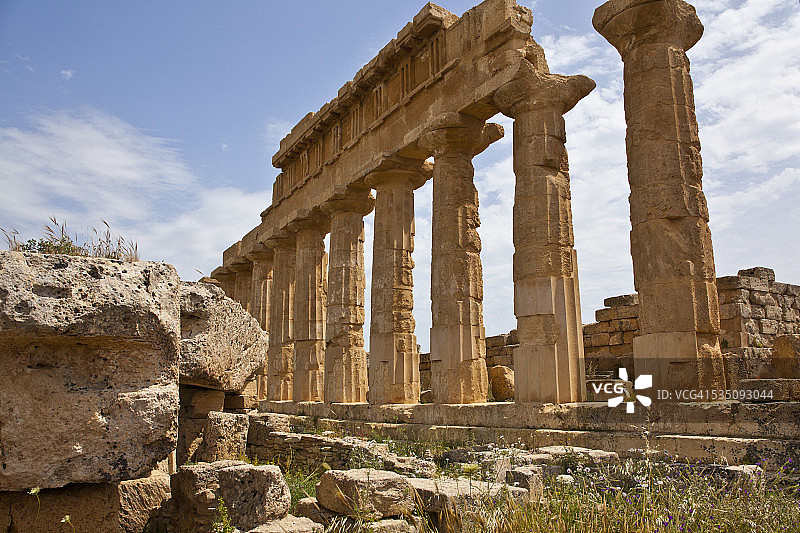 西西里塞利农特遗址图片素材