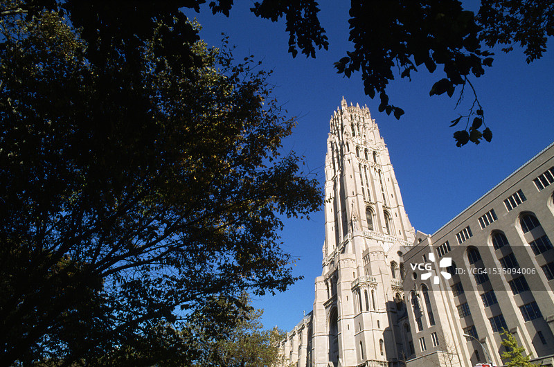 纽约河滨教堂图片素材