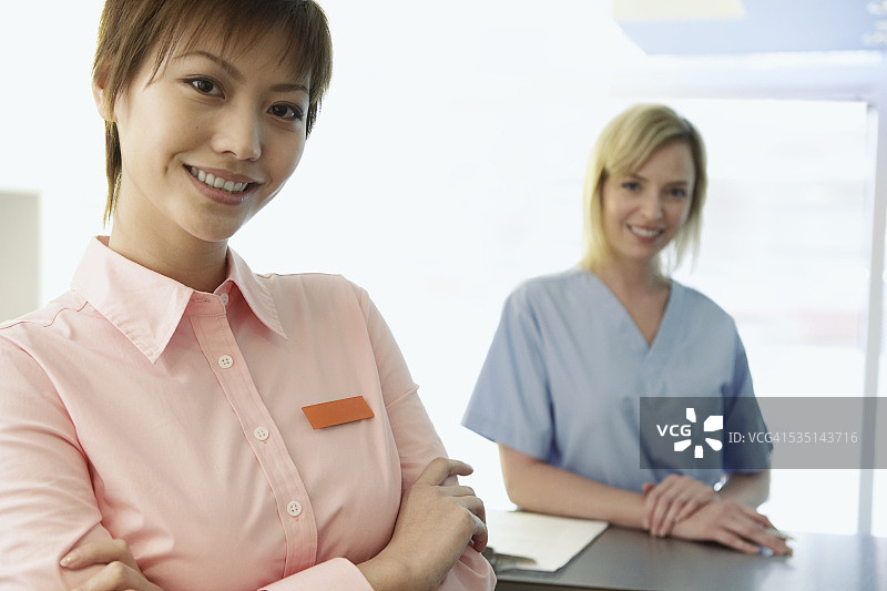 医疗办公室里的女性图片素材