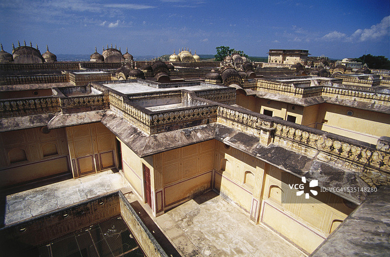 印度拉贾斯坦邦斋浦尔纳哈伽尔堡图片素材