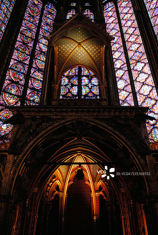 法国巴黎圣礼拜堂图片素材