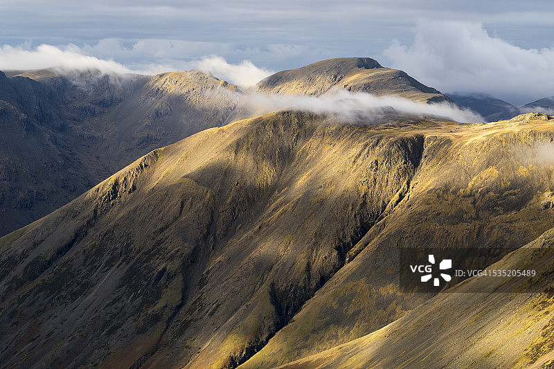 湖区柯克费尔山和皮勒费尔山图片素材