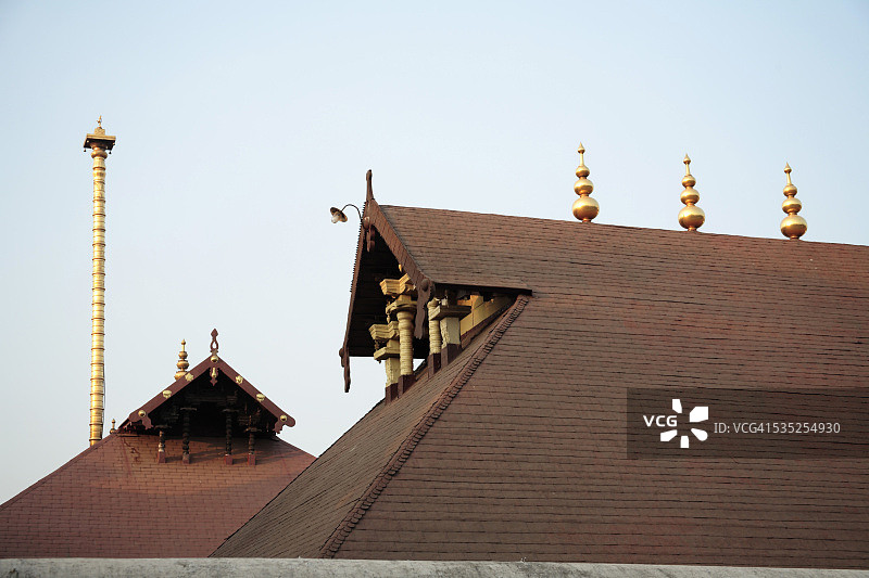 印度喀拉拉邦古鲁瓦扬的古鲁瓦扬神庙图片素材