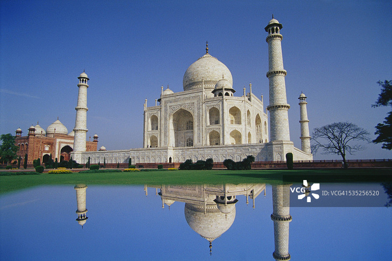 印度北方邦阿格拉的泰姬陵图片素材