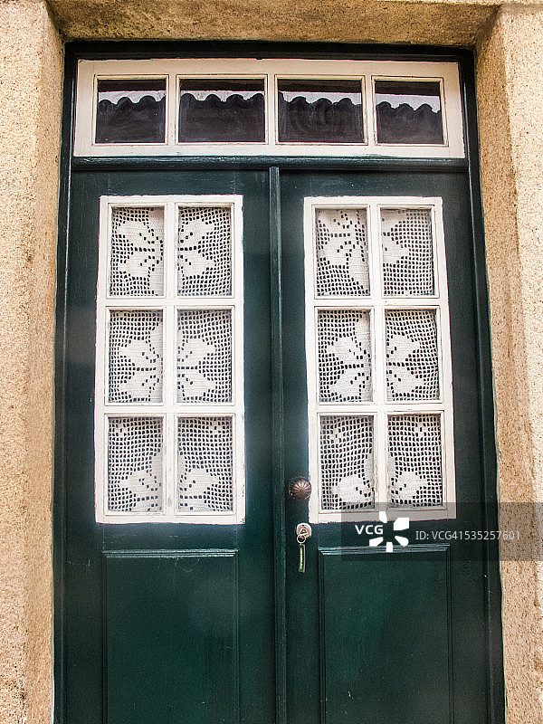 葡萄牙阿尔梅达的门廊图片素材