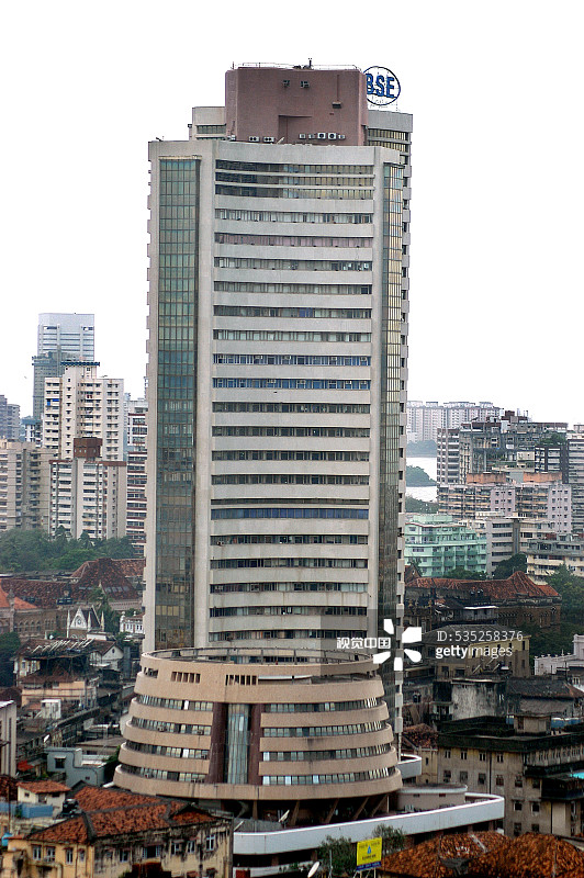 印度马哈拉施特拉邦孟买证券交易所大楼图片素材