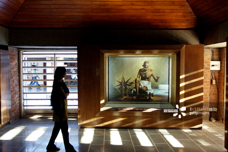 印度萨巴马蒂甘地故居图片素材