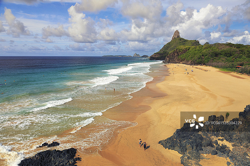 巴西费尔南多·迪诺罗尼亚群岛图片素材