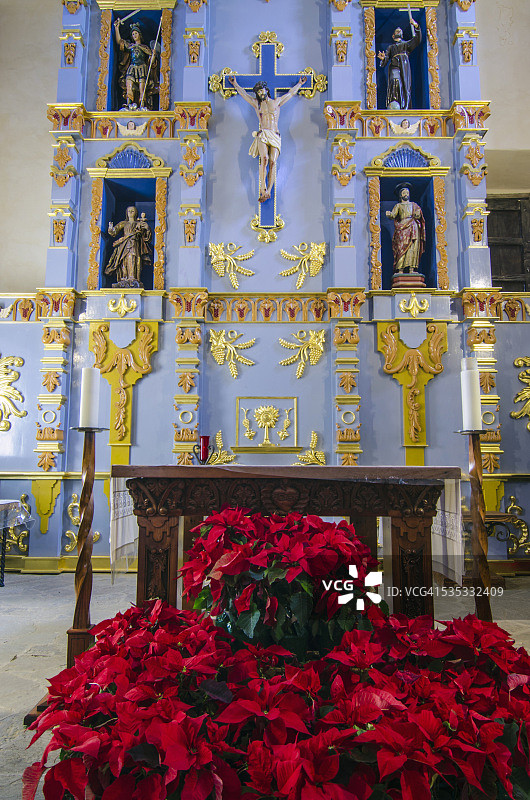 德克萨斯州圣安东尼奥的圣何塞传道所图片素材