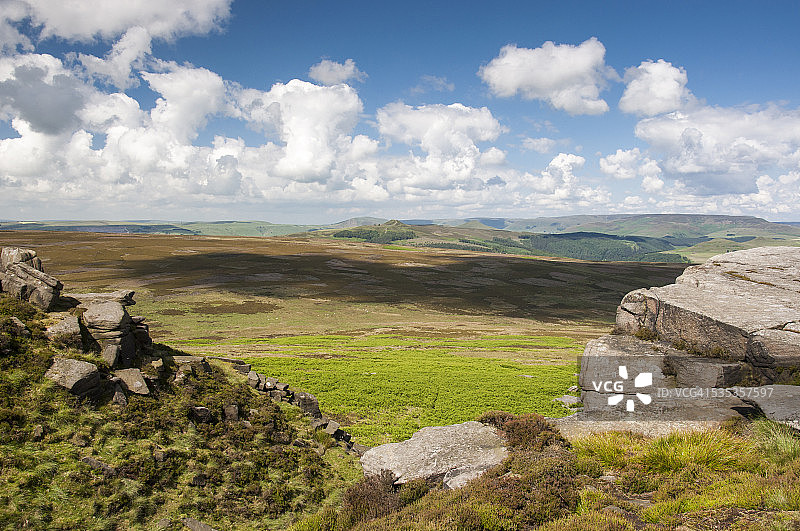 斯坦纳奇边缘北端的峰区景色图片素材