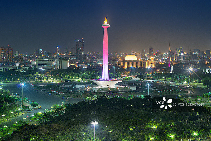 雅加达国家纪念碑图片素材