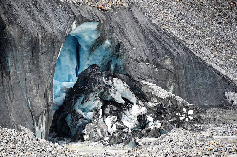 蓝色的冰图片素材