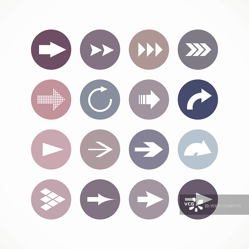 抽象箭头图标设计合集图片素材