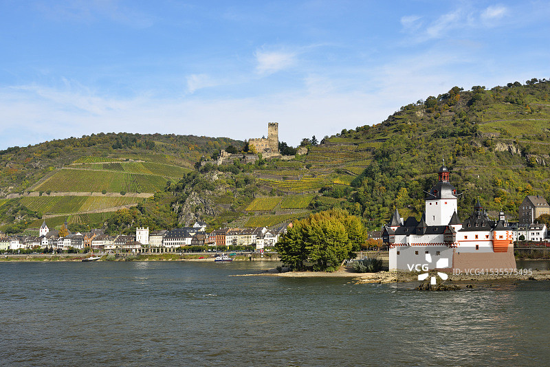 Pfalzgrafenstein城堡，Gutenfels城堡图片素材