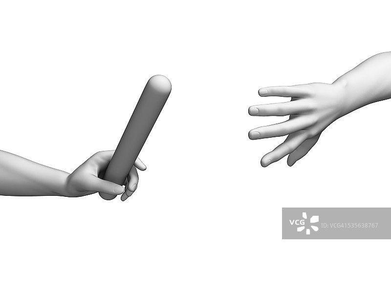 传递接力棒的人手艺术作品图片素材