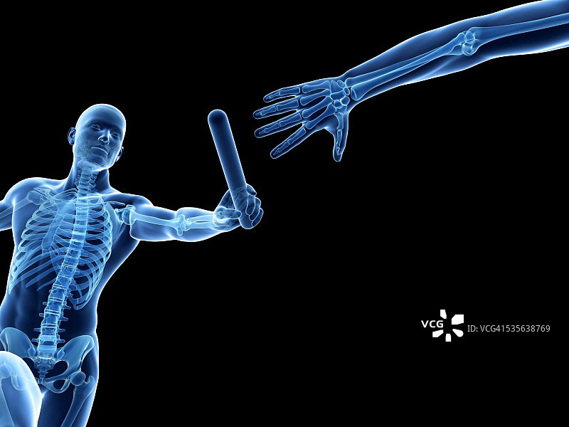 人物传递接力棒艺术作品图片素材