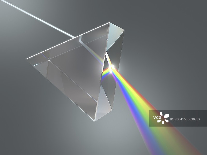 棱镜和彩虹艺术作品图片素材