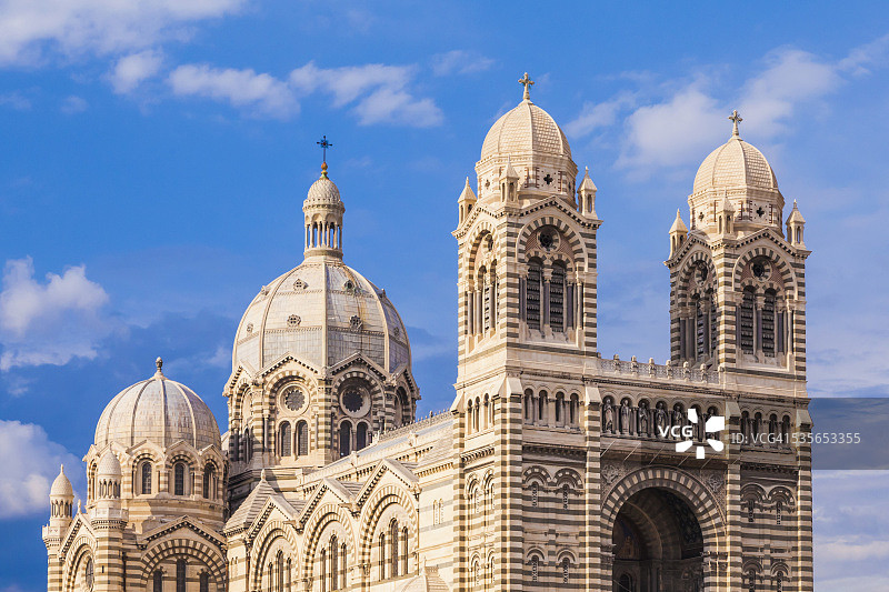 法国普罗旺斯-阿尔卑斯-蓝色海岸马赛主教座堂图片素材