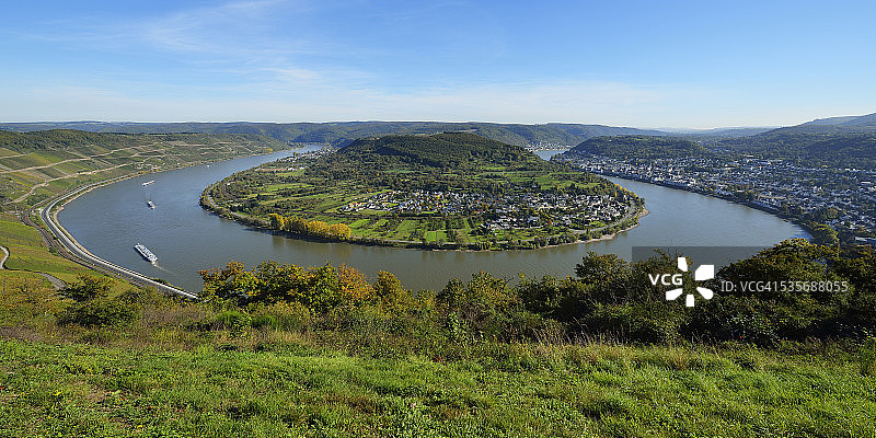 莱茵河弯图片素材
