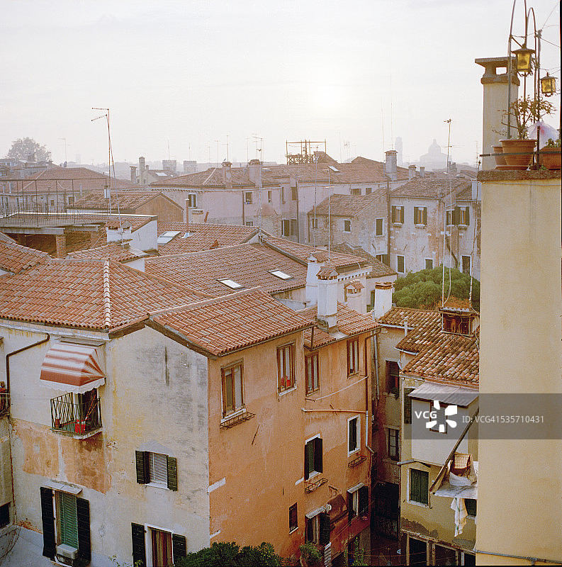 威尼斯屋顶图片素材