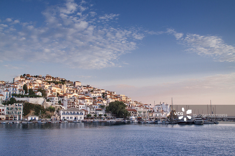 斯科派洛斯镇图片素材