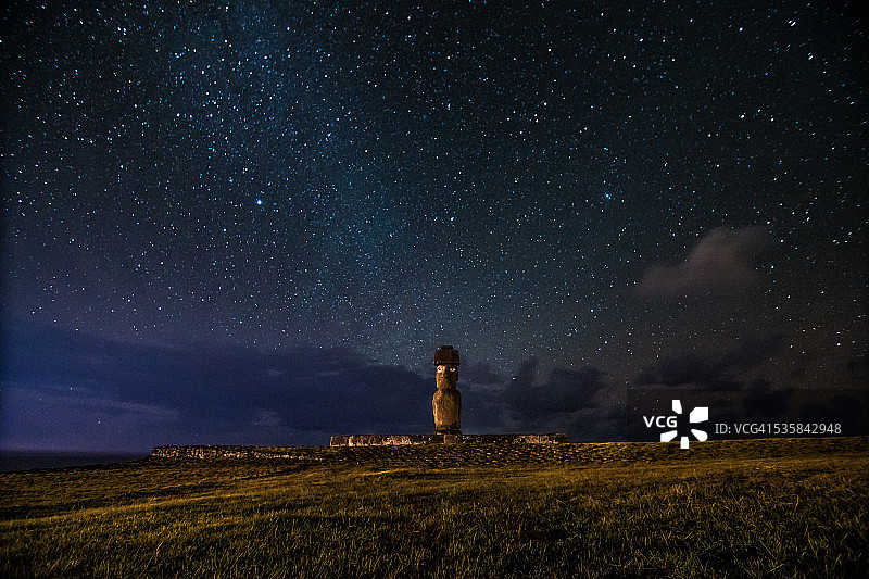 夜晚的阿胡科特里库图片素材