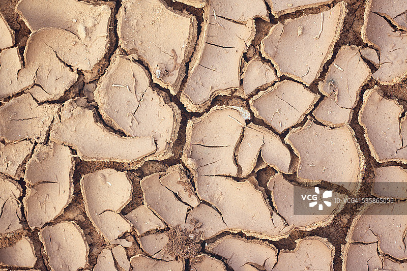 遭受旱灾的土地图片素材