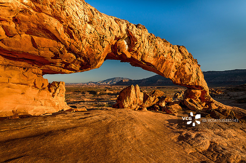 拱门日落图片素材