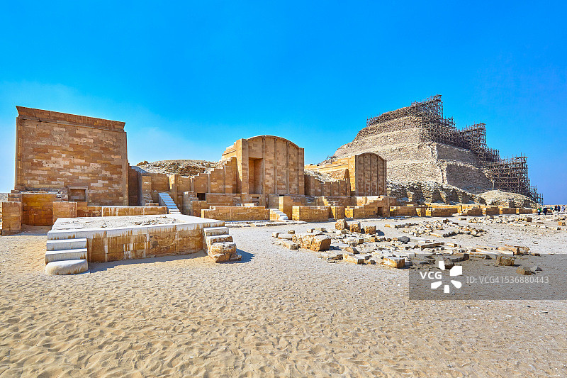 左塞爾金字塔图片素材