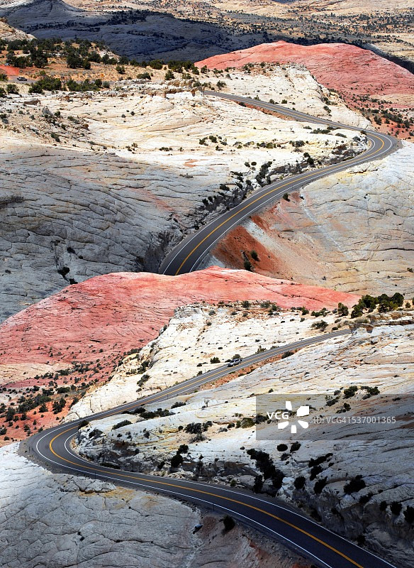 美国犹他州12号公路峡谷风光图片素材