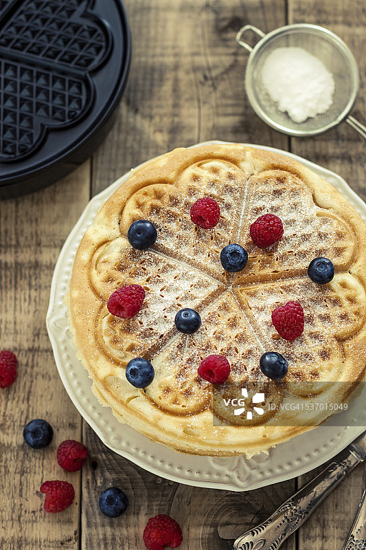 华夫饼图片素材