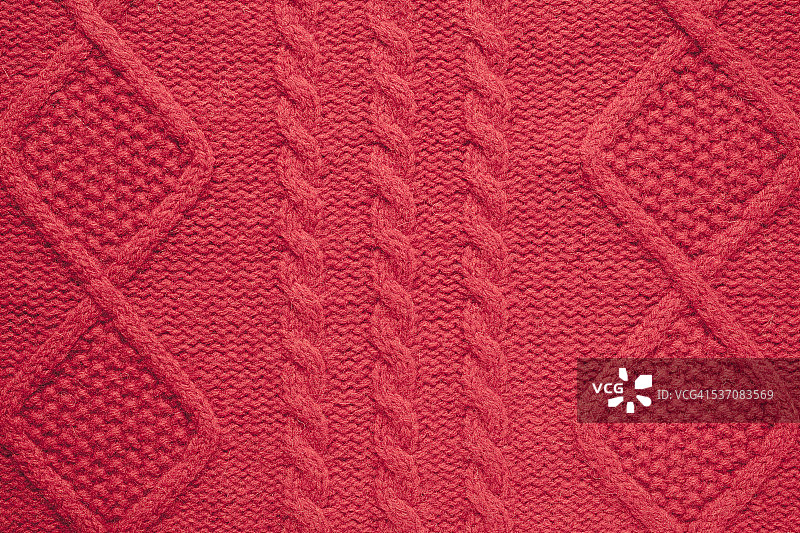 红色针织羊毛图片素材