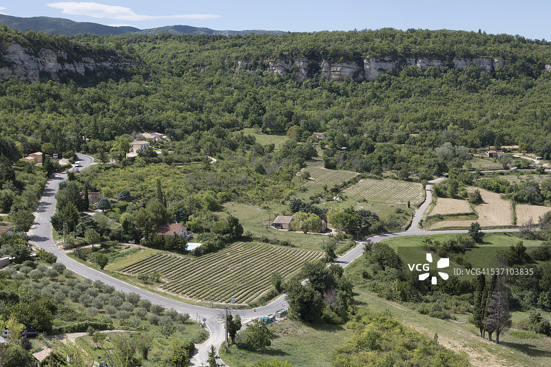 普罗旺斯的乡村风光图片素材