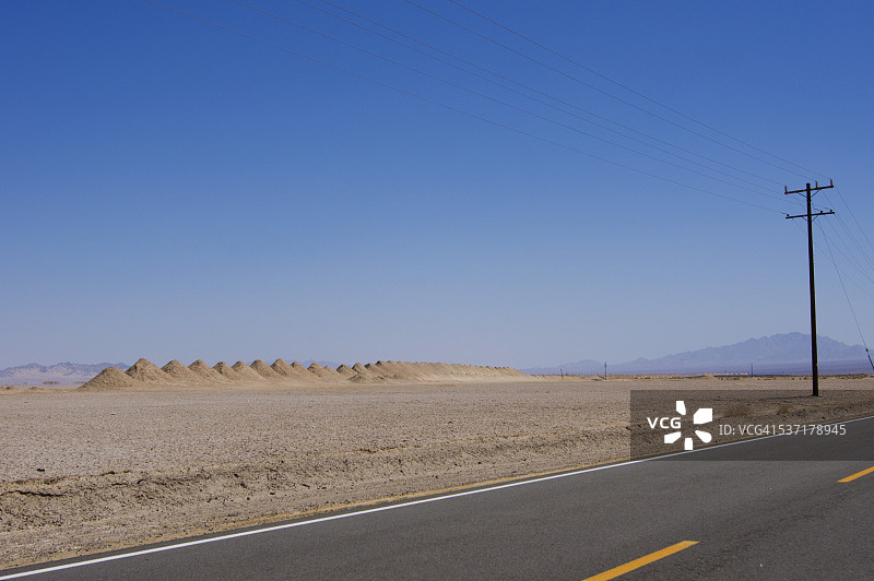 布里斯托尔干湖盐田图片素材