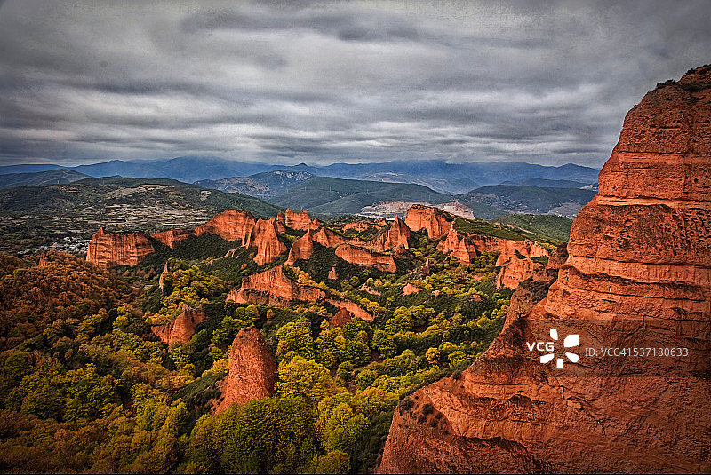 拉斯梅杜拉斯全景图片素材
