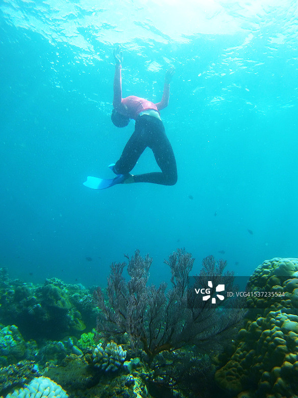 水下瑜伽图片素材