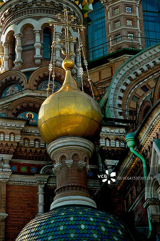 美丽的东正教钟楼图片素材