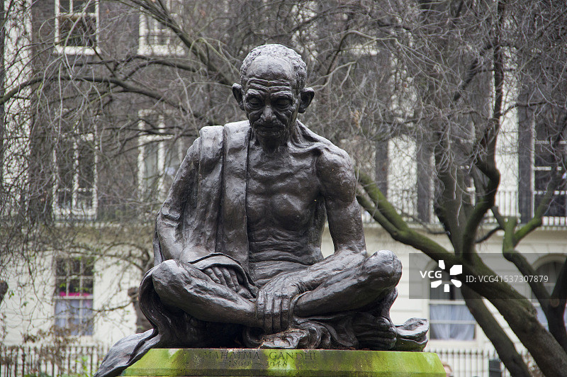 圣雄甘地雕像图片素材