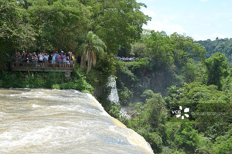 伊瓜苏瀑布水景图片素材
