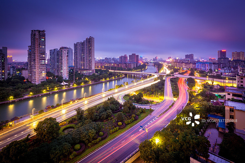 特大城市高速公路图片素材