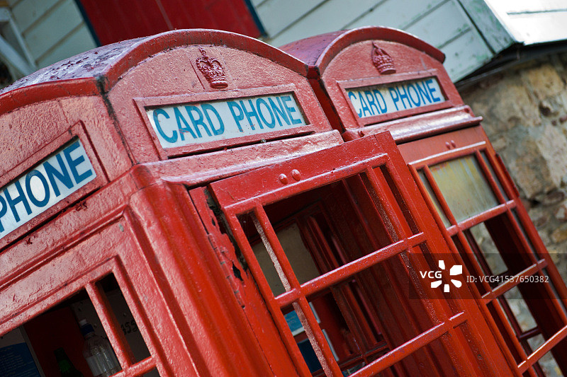 电话亭卡片图片素材